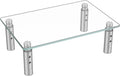 Hemudu Monitor Stand Riser, 3 Height Adjustable Laptop Stand Riser, Monitor Stand Riser for PC, Computer, Laptop Clear