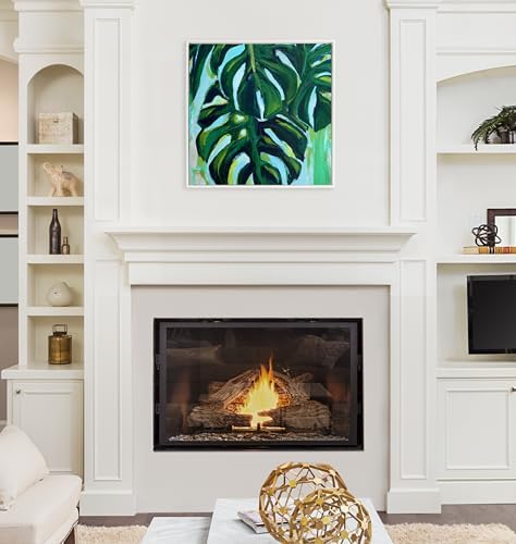 Kate and Laurel Sylvie Blank Framed Canvas Wall Art; 30x30 White Beaded; Vintage Modern Empty Canvas for Paint-Your-Own Art; Ready to Paint Premium Canvas Already Framed