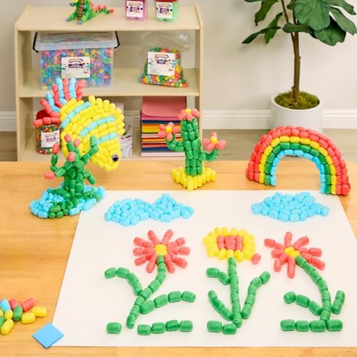 Colorations 3D Building Puffs - 402 Pieces