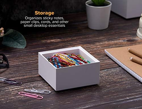 Bostitch Office Konnect Desk Organizer Accessory Tray, Storage, White