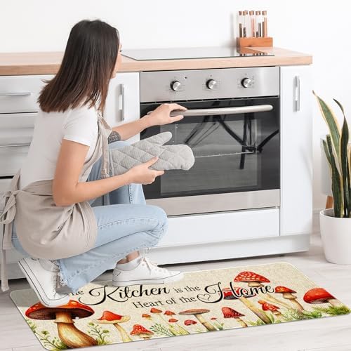 Kitchen Rugs and Mats Set of 2,Floor Mats for Home Kitchen Decor Mat