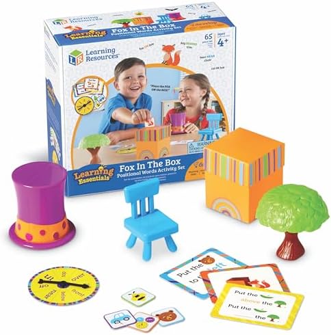 Learning Resources Fox in The Box Positional Words Activity Set