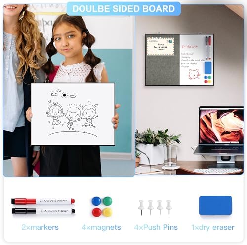 ARCOBIS Dry Erase Linen Board for Wall