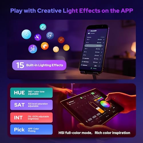 Aputure Amaran T4C 40W RGBWW LED Tube Light,APP/DMX Control,47.2Inch/120cm