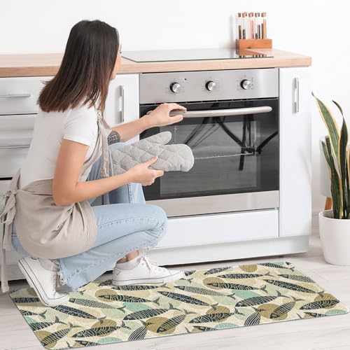 Kitchen Rugs and Mats Set of 2,Floor Mats for Home Kitchen Decor Mat