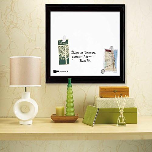 Quartet Magnetic Dry Erase Board, 17" x 23" Whiteboard/White Board, Black Frame (79282)