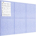 MaxGear Felt Bulletin Board 36" x 24", Light Blue Felt Wall Tiles Push Pins