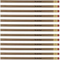 100 Personalized Custom Printed Pencils. USA Made. PMA Certified – Gold