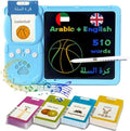Talking Flash Cards with Writing Tablet - Arabic English, Blue