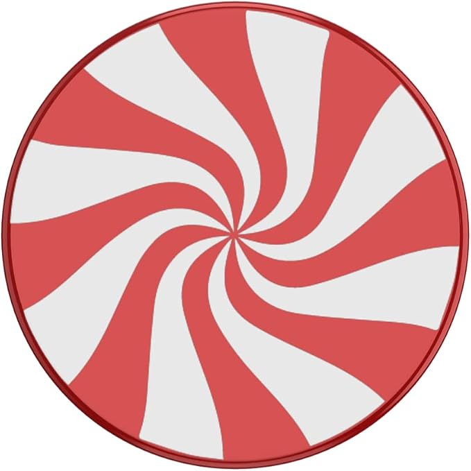 PopSockets Adhesive Phone Grip, Holder- Peppermint | Secure Comfortable Hold, Anti-Drop, Kickstand, Spinning, Spinner, Backspin, Christmas