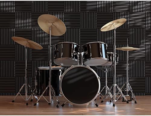 JBER 48Pack Sound Proof Foam Panels, Wedges Acoustic Panel, Sound Absorbing
