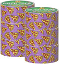 Duck Brand Duct Tape Colors and Patterns, 1.88 Inches x 10 Yards, Pizza Duct Tape Pattern, 6 Rolls