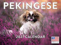 Pekingese Calendar 2027 Monthly Wall Calender 12 Month