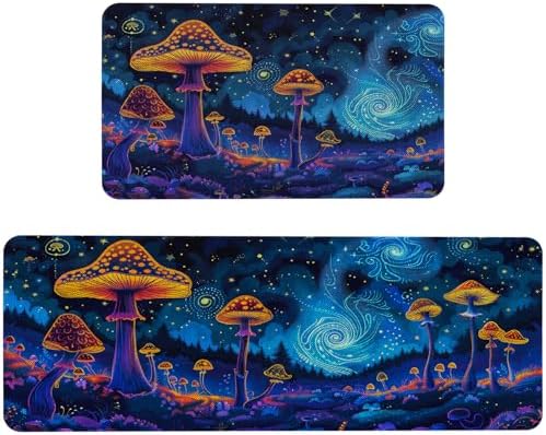 Kitchen Rugs and Mats Set of 2,Floor Mats for Home Kitchen Decor Mat