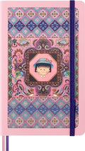 Moleskine Limited Edition Sakura Notebook with lenticular optical-effect cover by Momoko Sakura, Hard Cover, Ruled, Large (5" x 8.25"), Maruko floral, 176 pages