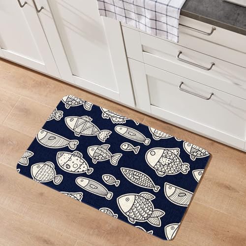 Kitchen Rugs and Mats,Washable Non-Slip Floor Mats Door Mat