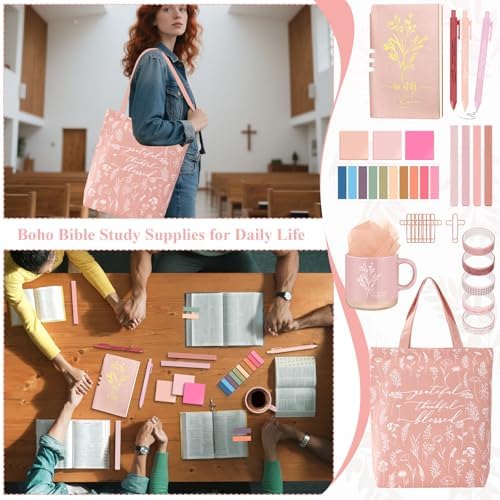 Reallnaiv Housekeeping Mug Bag Notebook Highlighter Pen Note, Pink