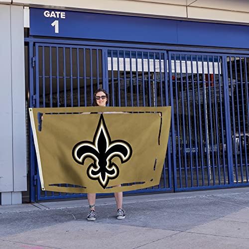 NFL Rico Industries Standard 3' x 5' Banner Flag Single Sided - Indoor or Outdoor - Home Décor