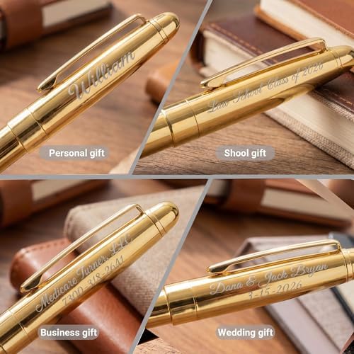 Personalized Ballpoint Pens - Gift Pens Engraved with Your Name on the pens