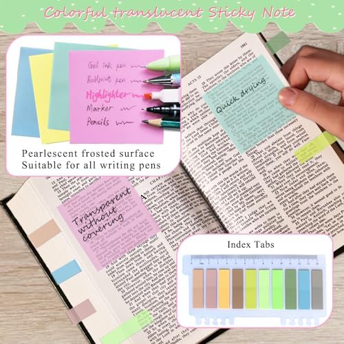 SHINYHARBOR 47Pcs Bible Study Journaling Supplies Kit for Women, Green