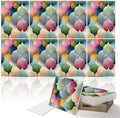 PINWELIFE® Acoustic Art Tiles – 8-Pack 12"x16" Sound Absorbing Panels, Seamless Wallpaper-Style Decorative Acoustic Wall Art, Echo Reduction for Home Studio/Office, Nano Tape Included