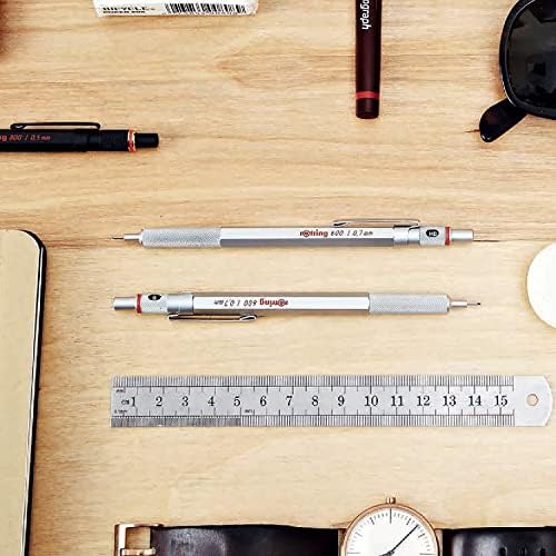 rOtring 600 Mechanical Pencil, 0.5 mm, Silver Barrel (1904445)