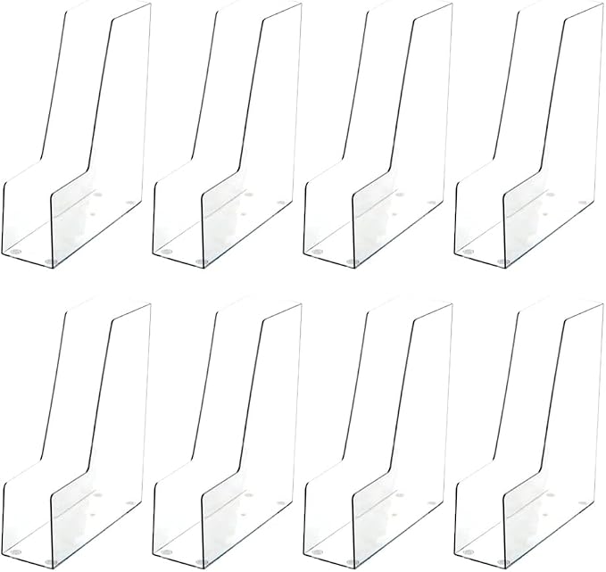YBM HOME Vertical File Bins Organizer Open Front Design for Easy Access to Files, Documents, and Magazines, Ideal for Home Office, Work Desktops, or School, Medium, 1263-8