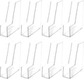 YBM HOME Vertical File Bins Organizer Open Front Design for Easy Access to Files, Documents, and Magazines, Ideal for Home Office, Work Desktops, or School, Medium, 1263-8