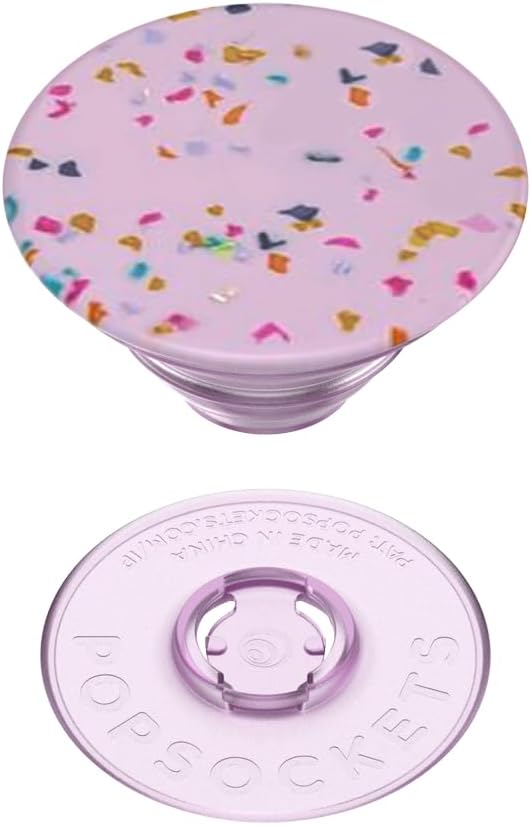 PopSockets Adhesive Phone Grip, Holder- Circus Sugar Plum | Secure Comfortable Hold, Anti-Drop, Kickstand, Pink, Phone, Women