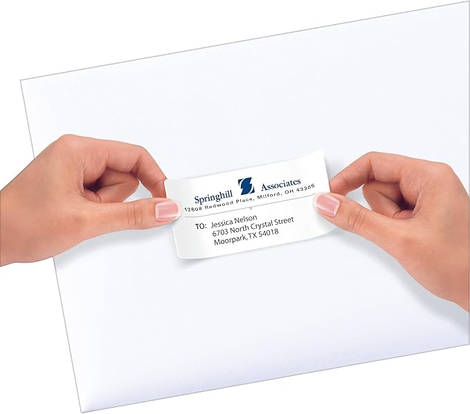 Avery® Repositionable Shipping Labels for Laser Printers 2 x 4, Box of 1,000 (55163)