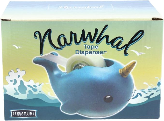 Streamline Imagined Narwhal Tape Dispenser