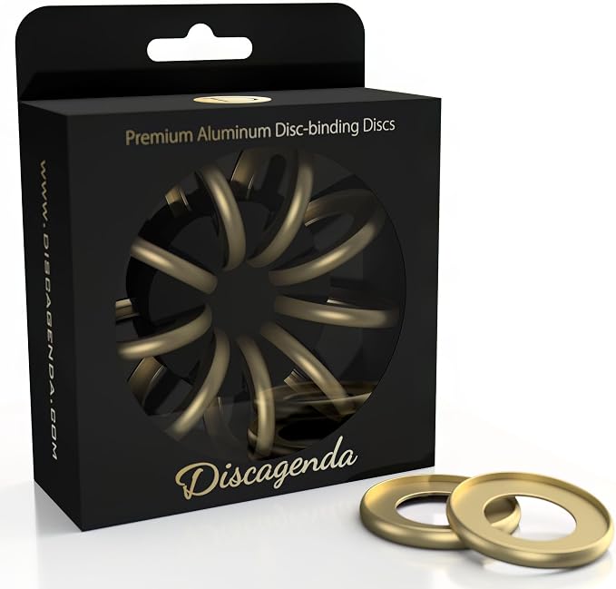 Discagenda Discbound Discs (Gold, 9 Piece 1.65in)