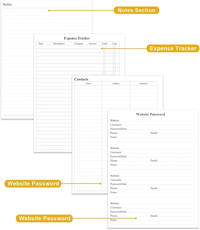 2026-2031 Monthly Planner - 60 Month PLanner Calendar from July 2026 to June 2031, 5 Year Planner 2026-2031 with Flexible Cover, Inner Pocket, Perfect for Home | School | Office, 8.5" x 11", White Gold Flower