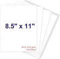 Joyberg 100P White Cardstock 8.5 x 11, 230gsm Cover Cardstock Paper, 85 Lb Heavy Card Stock for Printer, Card Stock Paper for Invitations, Scrapbooking, Crafts, Diy Cards, Decoration, Drawing
