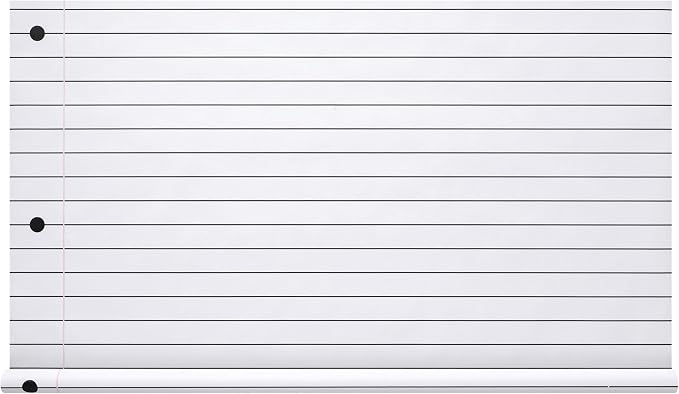 Fadeless Schoolgirl Style Bulletin Board Paper, Fade Resistant | Passing Notes, 47.25" x 25', 1 Roll