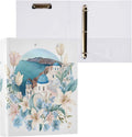 Lily Flower Greece 3 Ring Binder 1.5 Inch 1 Pack with 200 Sheet for Kids School Supplies Women Men Office