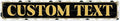 Custom Sign, Custom Street Sign, 11 Font Colors, 13 Font Styles, 4 Hole Options, 22 Sizes, 6x36 Inches, Rust Free DiBound, Fade Resistant, Made in USA by My Sign Center (Marble Tile)