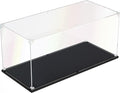 Clear Acrylic Display Case, Easy Assembly Large Showcase(17.7x8x8 inch) | dofopo Dust Protection Case for Action Figures and Dolls, Alternative Glass Box for Collectibles Commemorative Gifts