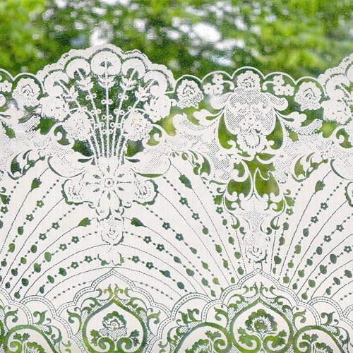 ADD.HERES Stained Glass Window Film, Window Film Decorative, 17.5 x 78.7 in