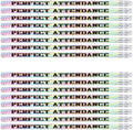 Tenceur 100 Pcs Perfect Attendance Pencils with Erasers Bulk 7.3 Inches Student Incentives Recognition Education Award Prize for Teacher School Classroom Reward Supplies