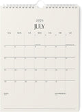 Karto Wall Calendar 2026-2027 8.5x11 in - Beige 2.0