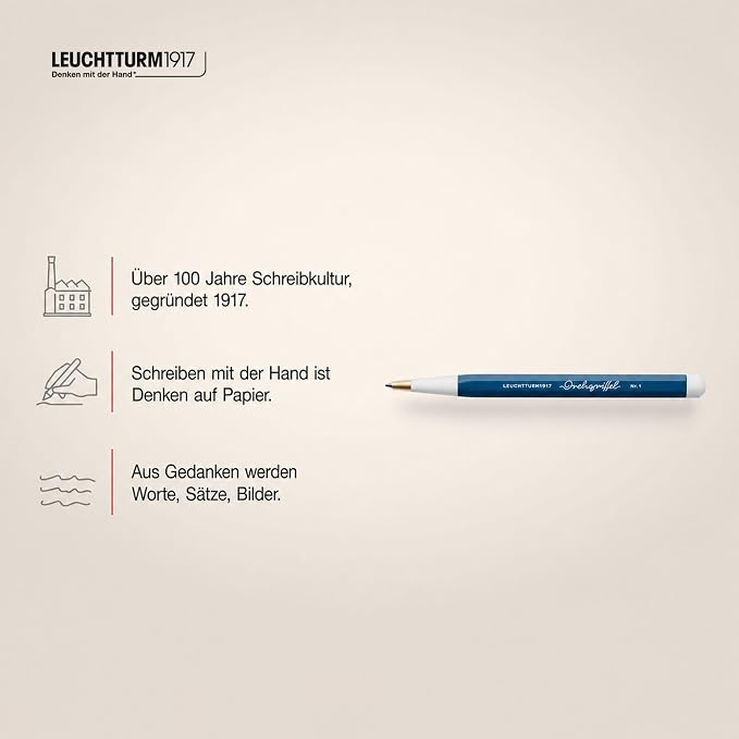 LEUCHTTURM1917 Drehgriffel Nr. 1 Ballpoint Pen - Indigo