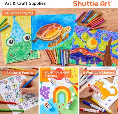 Shuttle Art 102 PCS Back to School Supplies Kit for Grades K-12