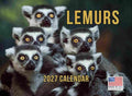 Lemur Calendar 2027 Monthly Wall Calender 12 Month