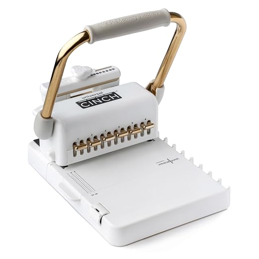 We R Memory Keepers Universal Cinch Book Binding Machine, Spiral Binding, Wire Binding, Book Binder Machine for Bookbinding, Book Making, Spiral Notebook Maker, and Binding Kits
