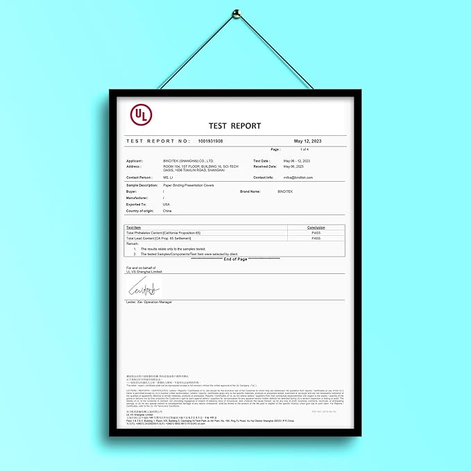 Binditek 12 Mil Paper Binding Covers, 8.5 x11 Inches, Yellow, 100 Pack | Grain-Texture, 8.5" x 11" Letter Size, 230 GSM, 85 lb, Square Corners, Unpunched, for Business, School Projects