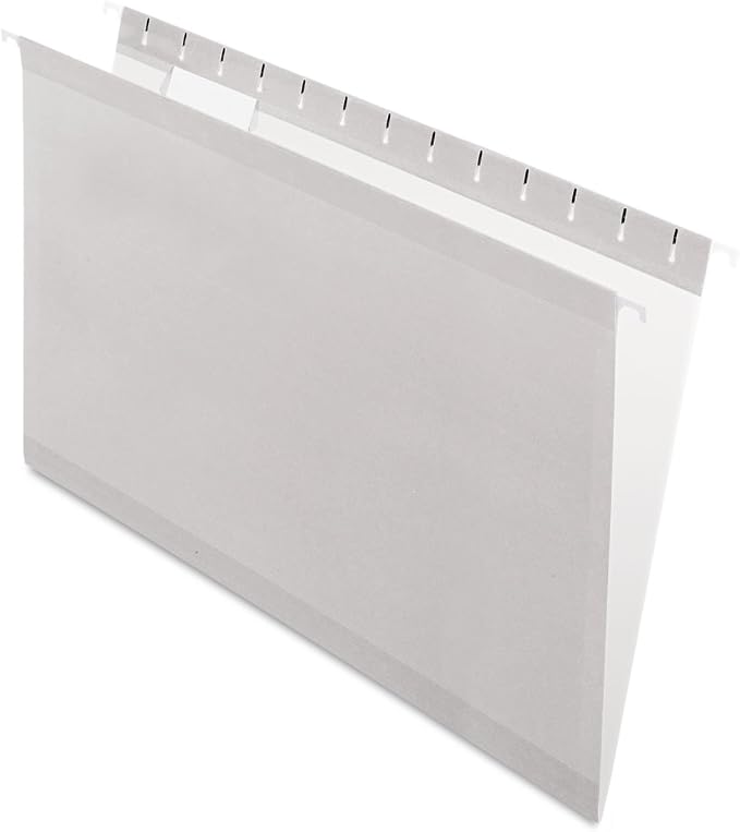 Pendaflex Recycled Hanging Folders,Gray, Legal