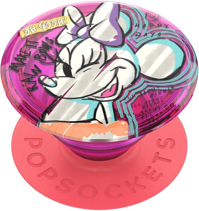 PopSockets Adhesive Phone Grip, Holder, Phone Stand, Disney - Translucent All About Minnie
