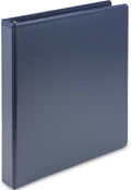 Samsill Plant Based Durable D-Ring Binders – 0.5 Inch 3 Ring Binder with 125 Sheet Capacity, Eco Friendly School and Office Supplies (Single, Indigo)