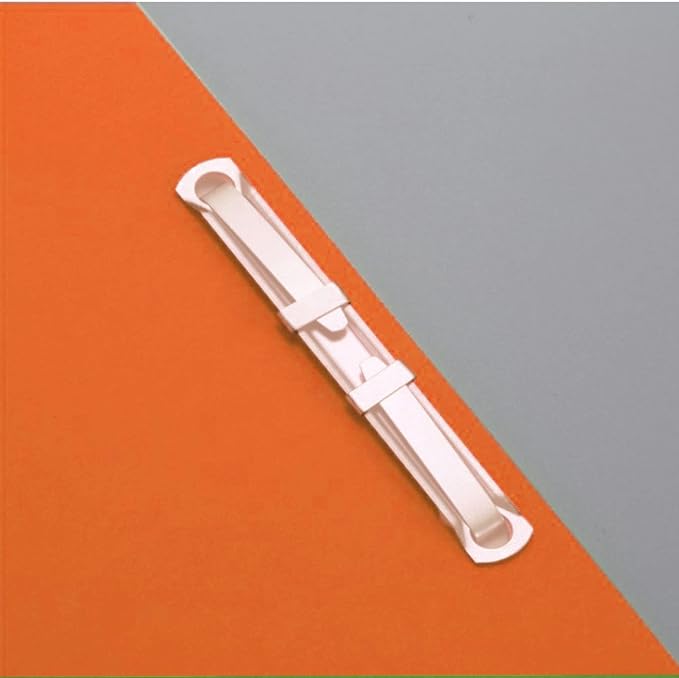 OLYMPX 100 Pcs of Prong Paper Fastener Compressors for Standard 2-Hole Punch, Works with 1 Inch - 3.5 Inch Capacity, 2.75 Inch Center for Paper Fastener Prong Bases, 100 per Box | Corrosion-Resistant Tempered Metal, 1-3.5 Inch Capacity, File Folder Pro...